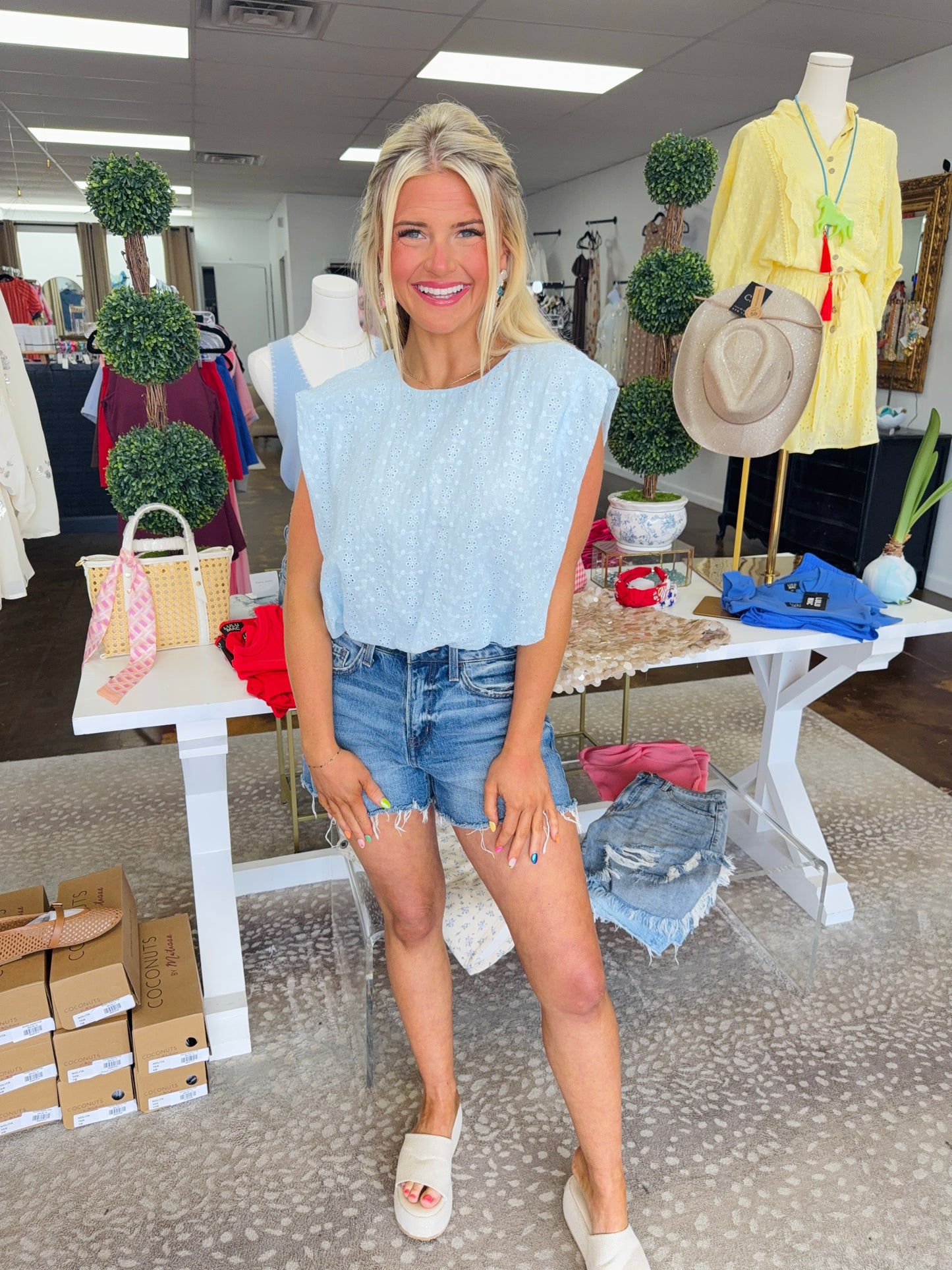 Dianne Bubble Hem Top