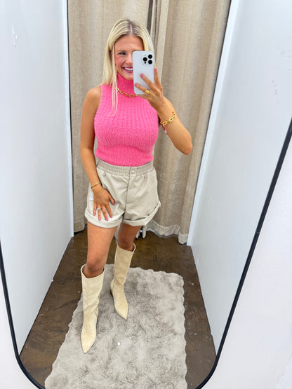 The “Claudia” Sleeveless Sweater