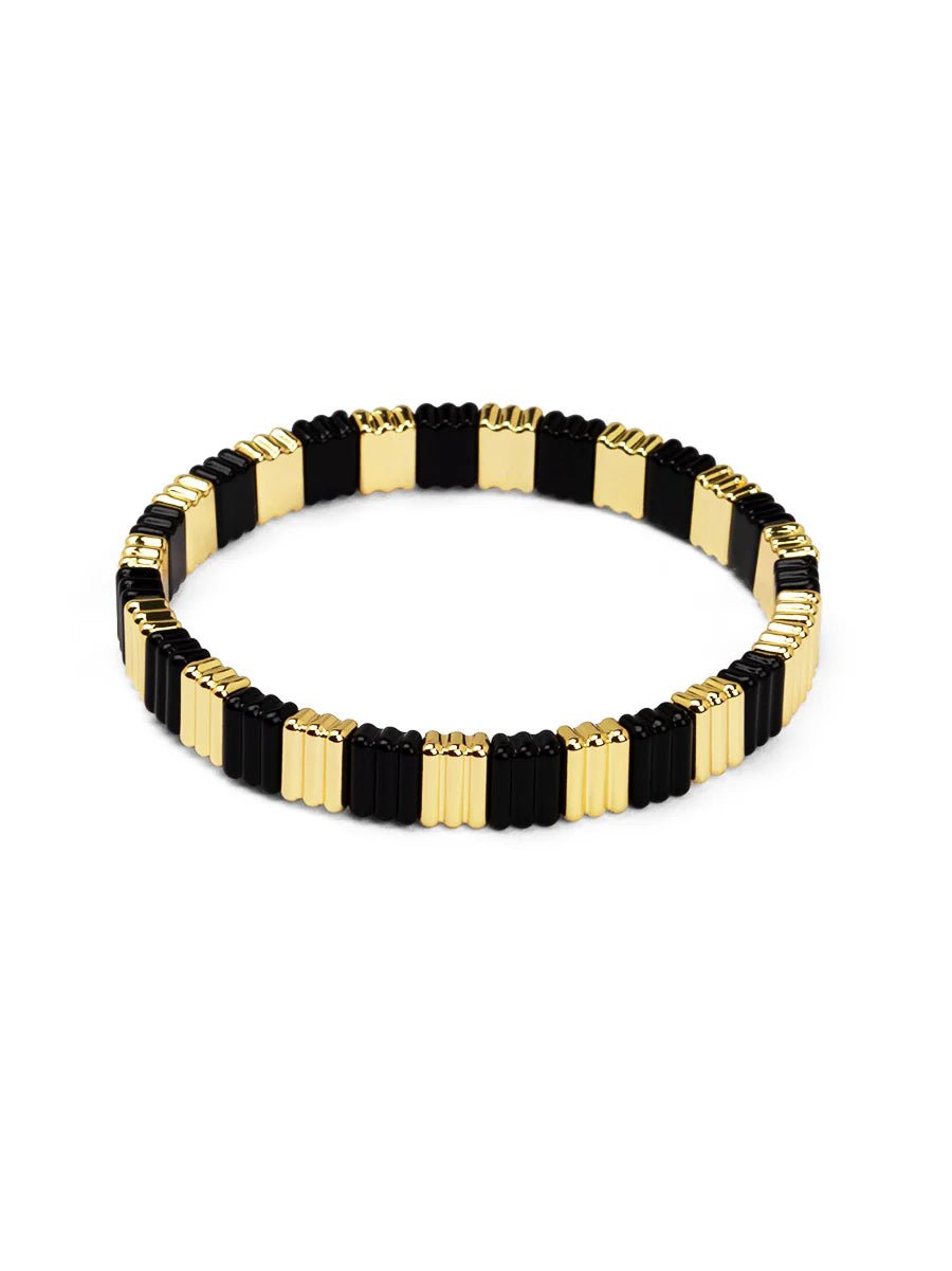 Rubber Enamel Stretch Bracelet