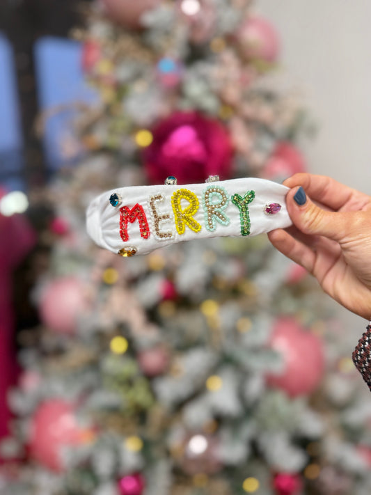 Christmas Beaded Headbands