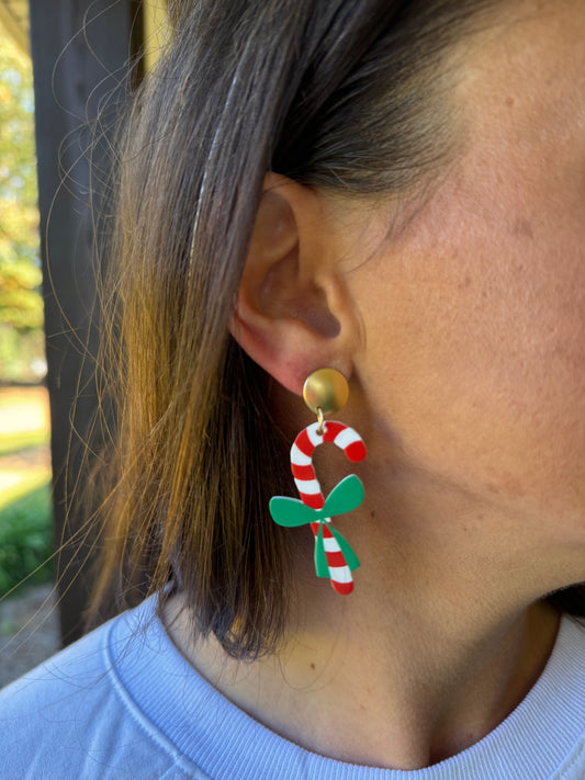 Candy Cane Earrings