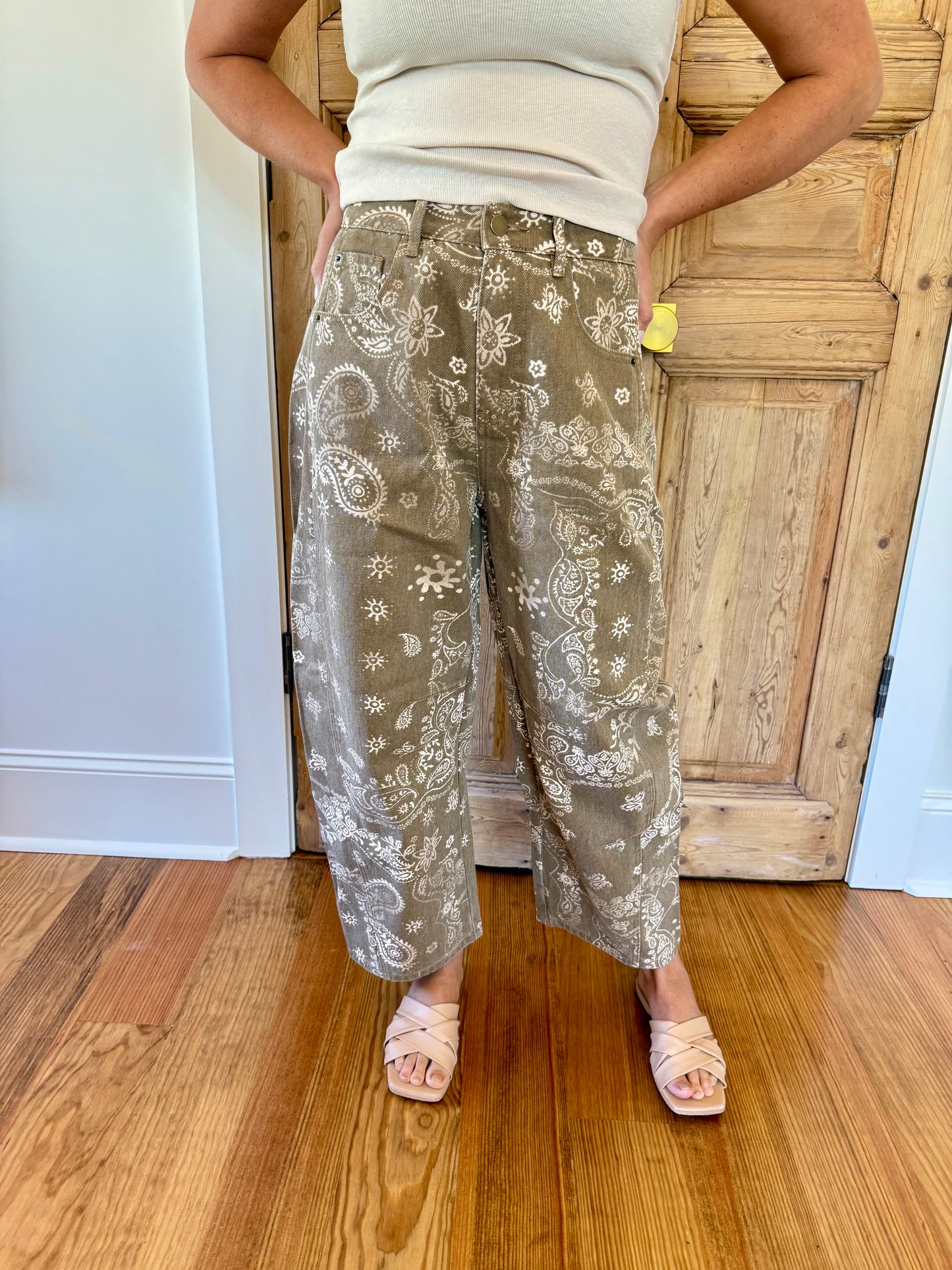 Paisley Washed Jeans
