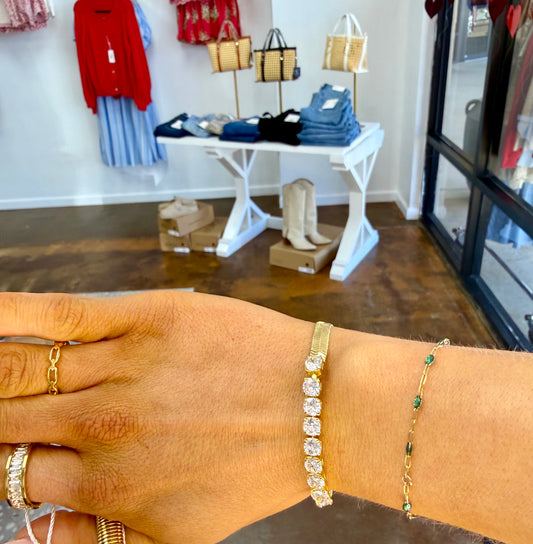 Herringbone Tennis Bracelet