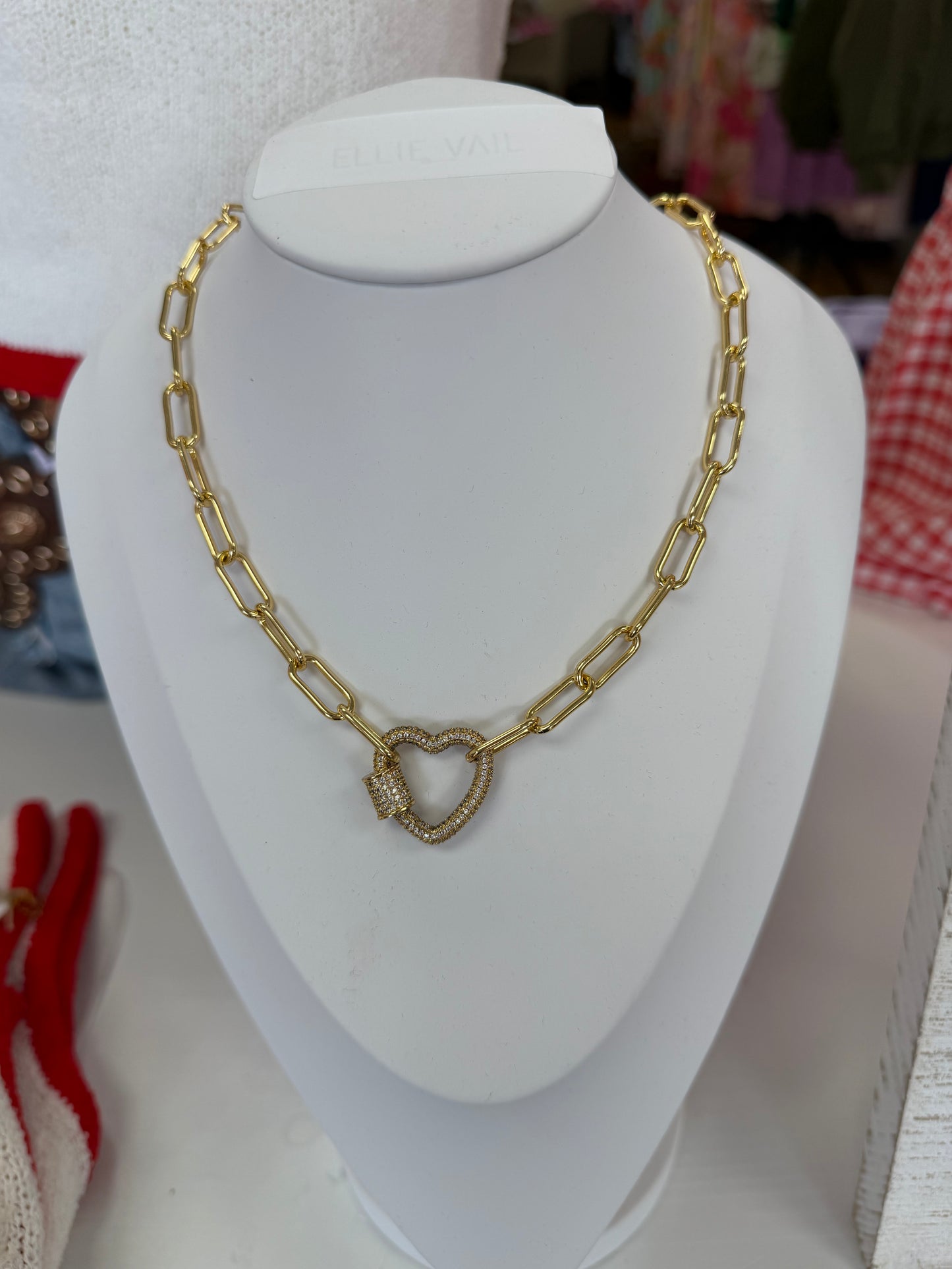 Lock Heart Necklace