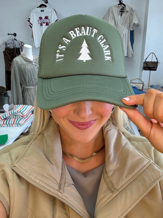 It’s a Beaut Clark Trucker Hat