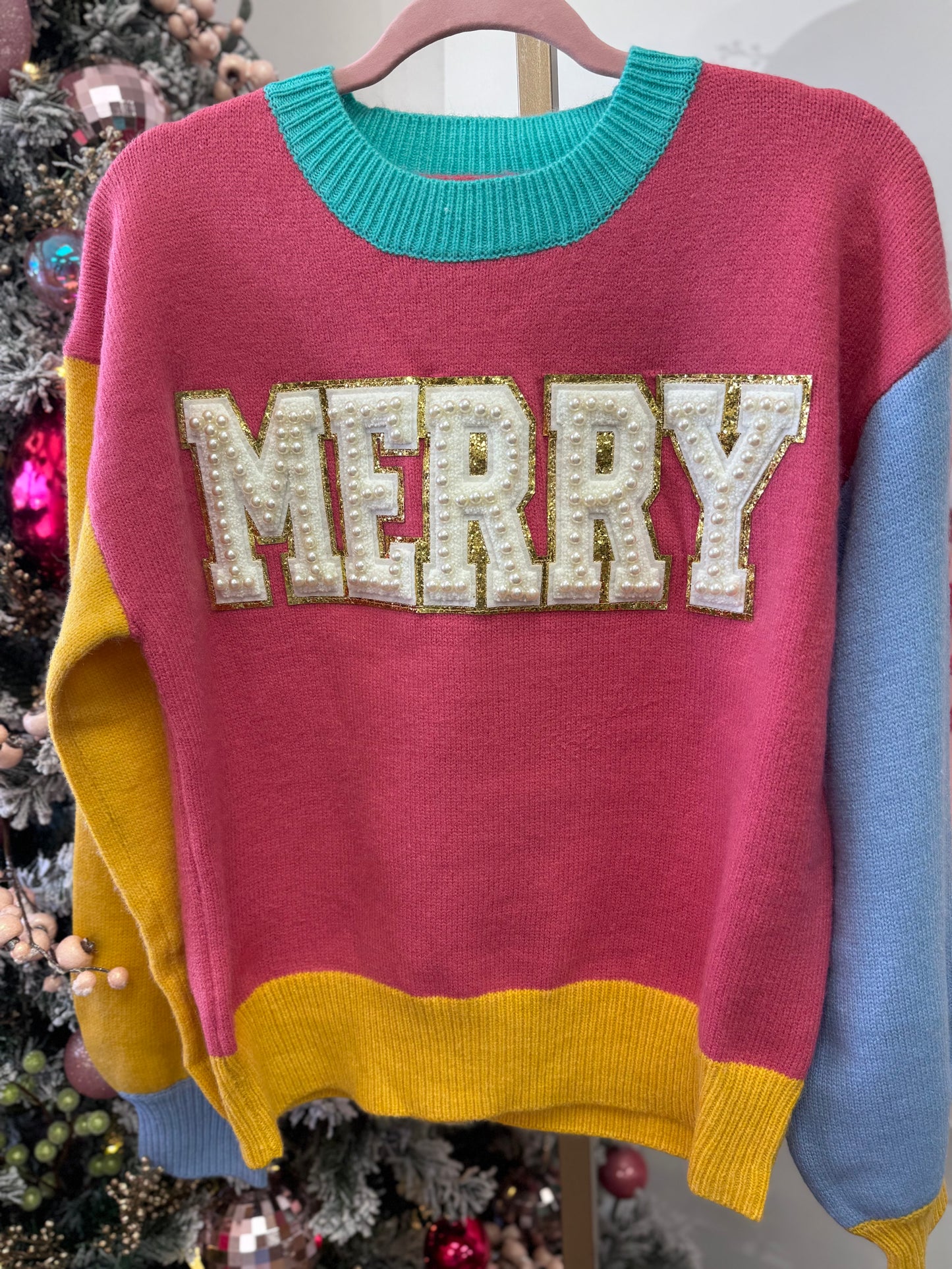 Flamingo Mix “Merry” Sweater