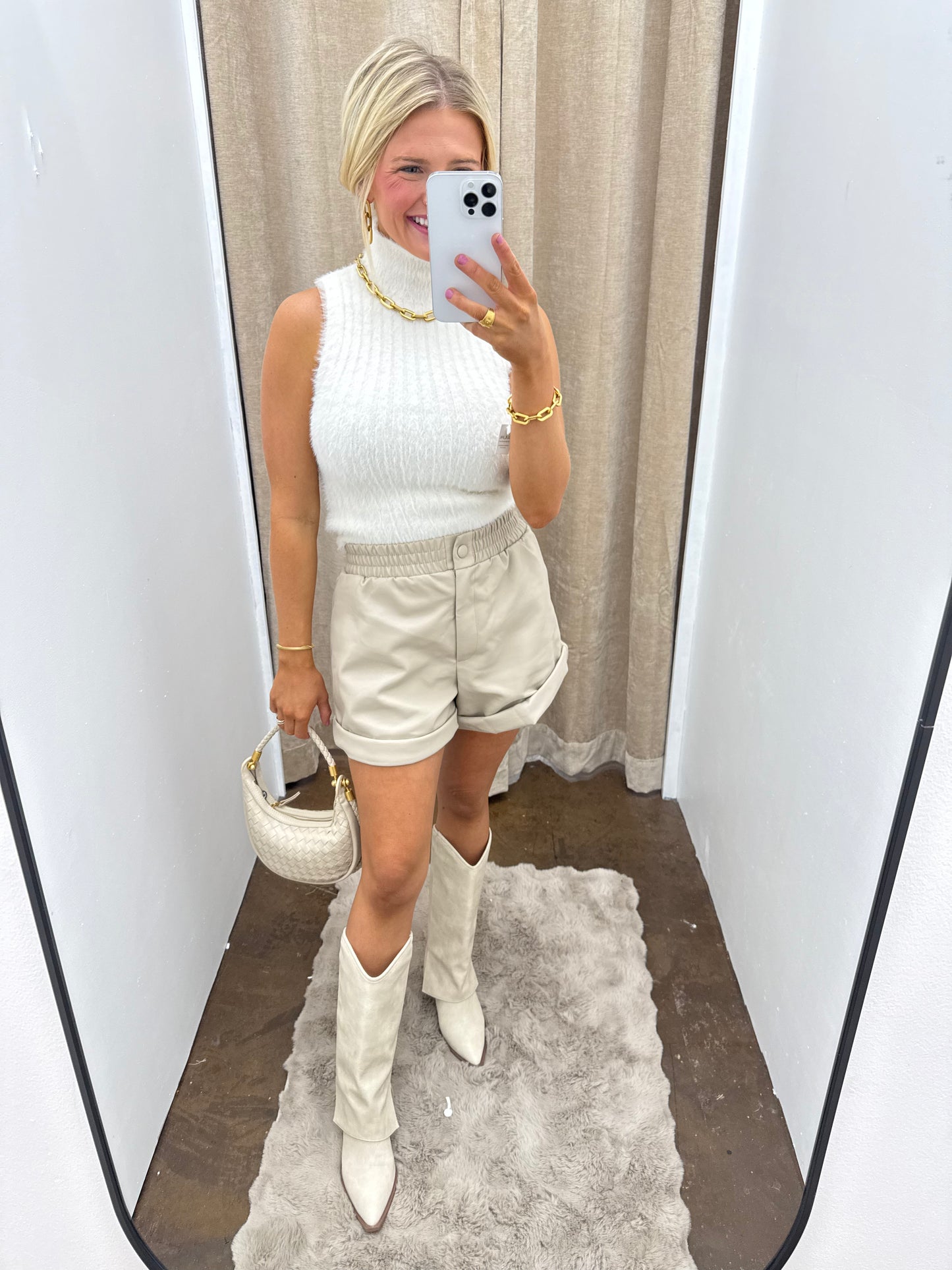 The “Claudia” Sleeveless Sweater