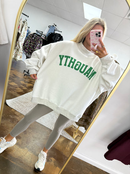 Grinchy & Naughty Reversible Sweatshort