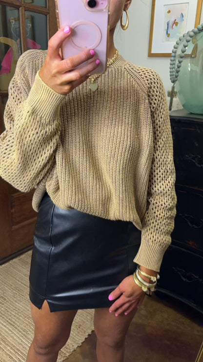 Vintage Vibe Washed Sweater