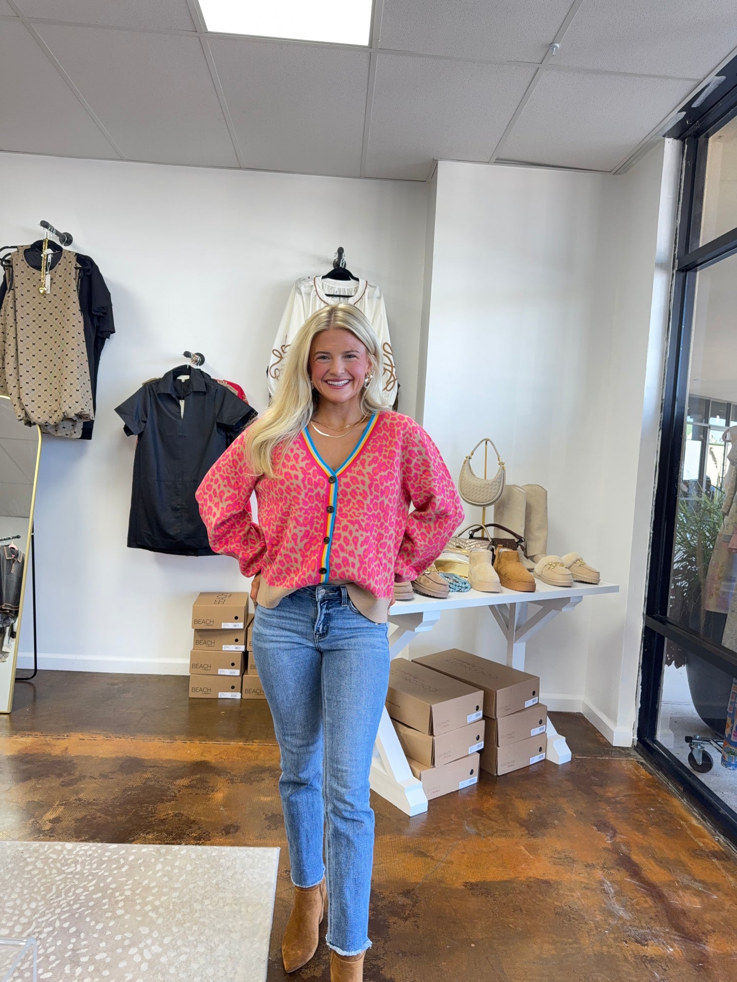 The “Leslie” Cardigan