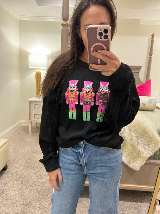 Sequin Nutcracker Sweatshirt