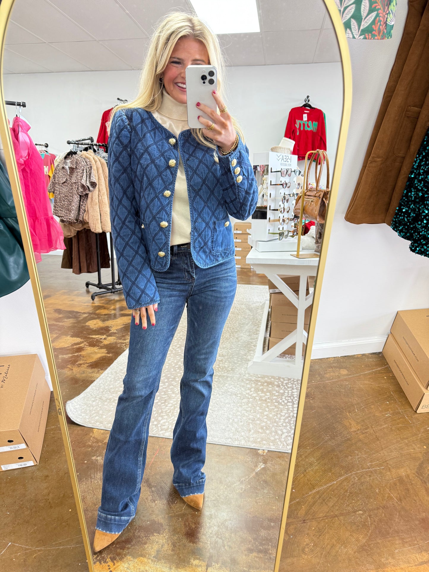 Denim Stitch Novelty Jacket