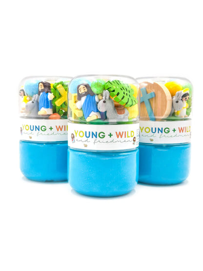 Easter Grab & Go Sensory Dough Jar