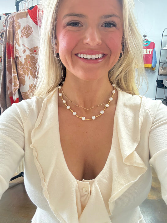 CHANSUTT PEARLS Pearl Beaded Necklace