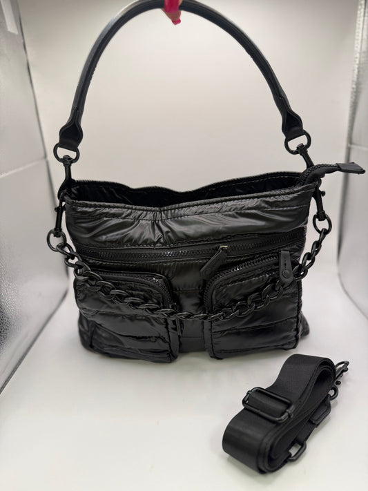 Black Puffer Bag