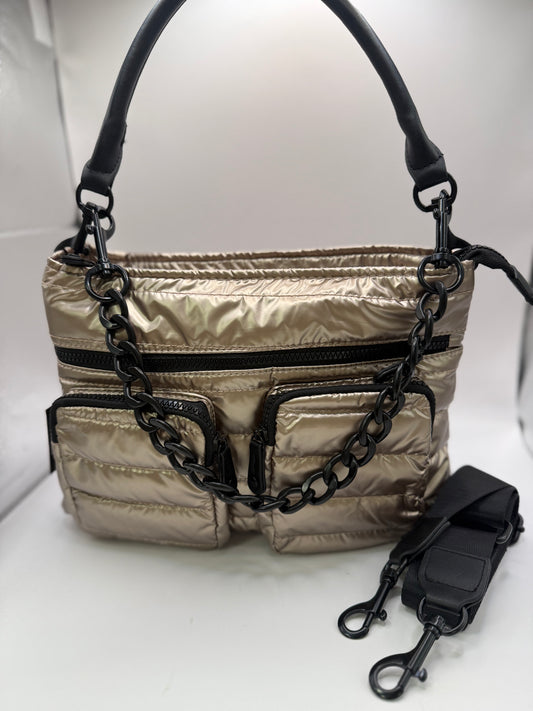 Gold Puffer Bag