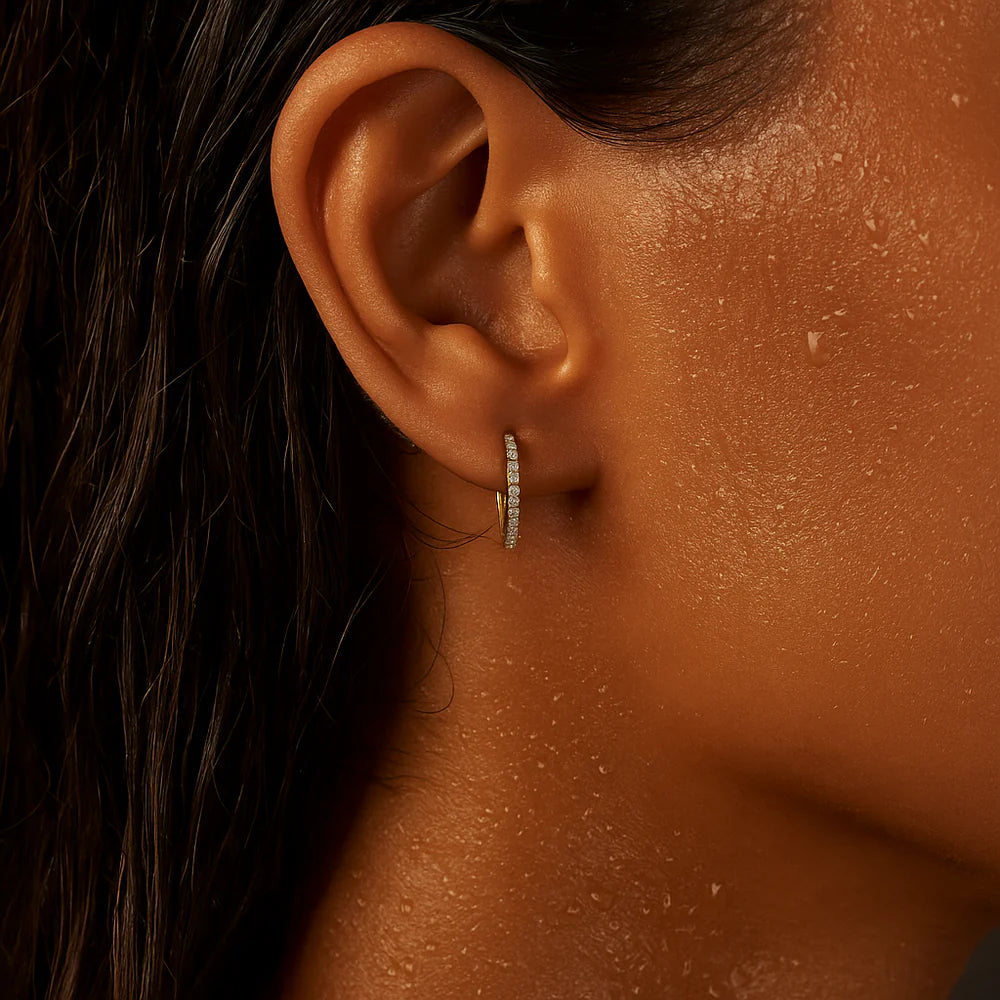 Kit Mini Hoop Earring - Gold