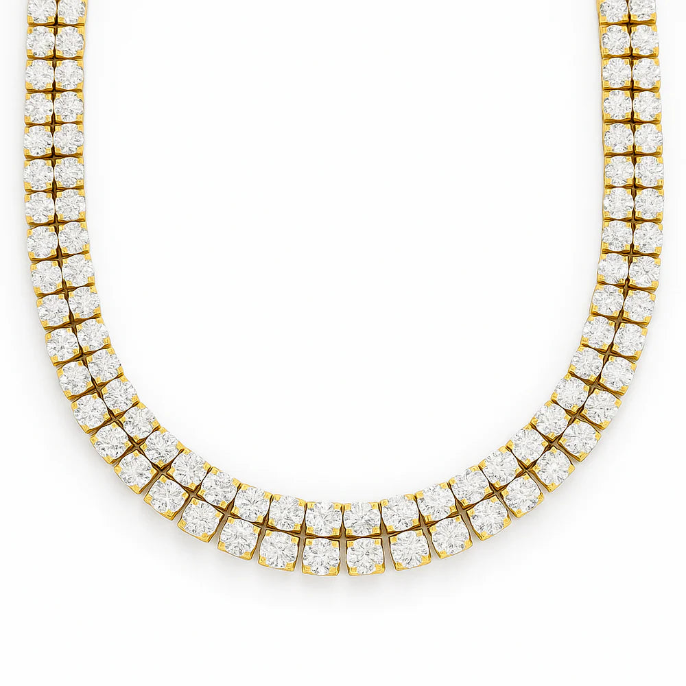 Rosie Double Tennis Choker Necklace
