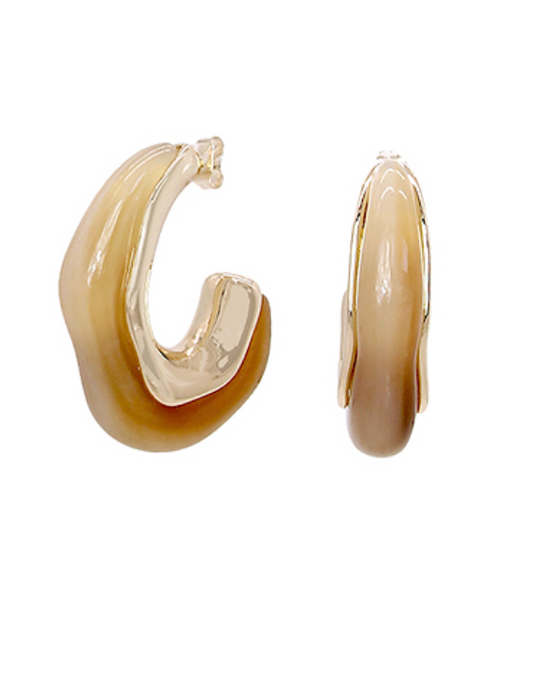 Organic Marbled Hoops