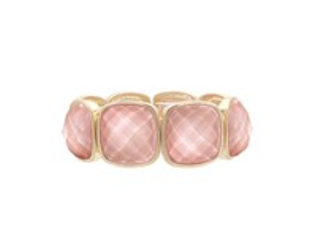 Square Stone Statement Bracelet