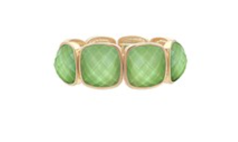 Square Stone Statement Bracelet