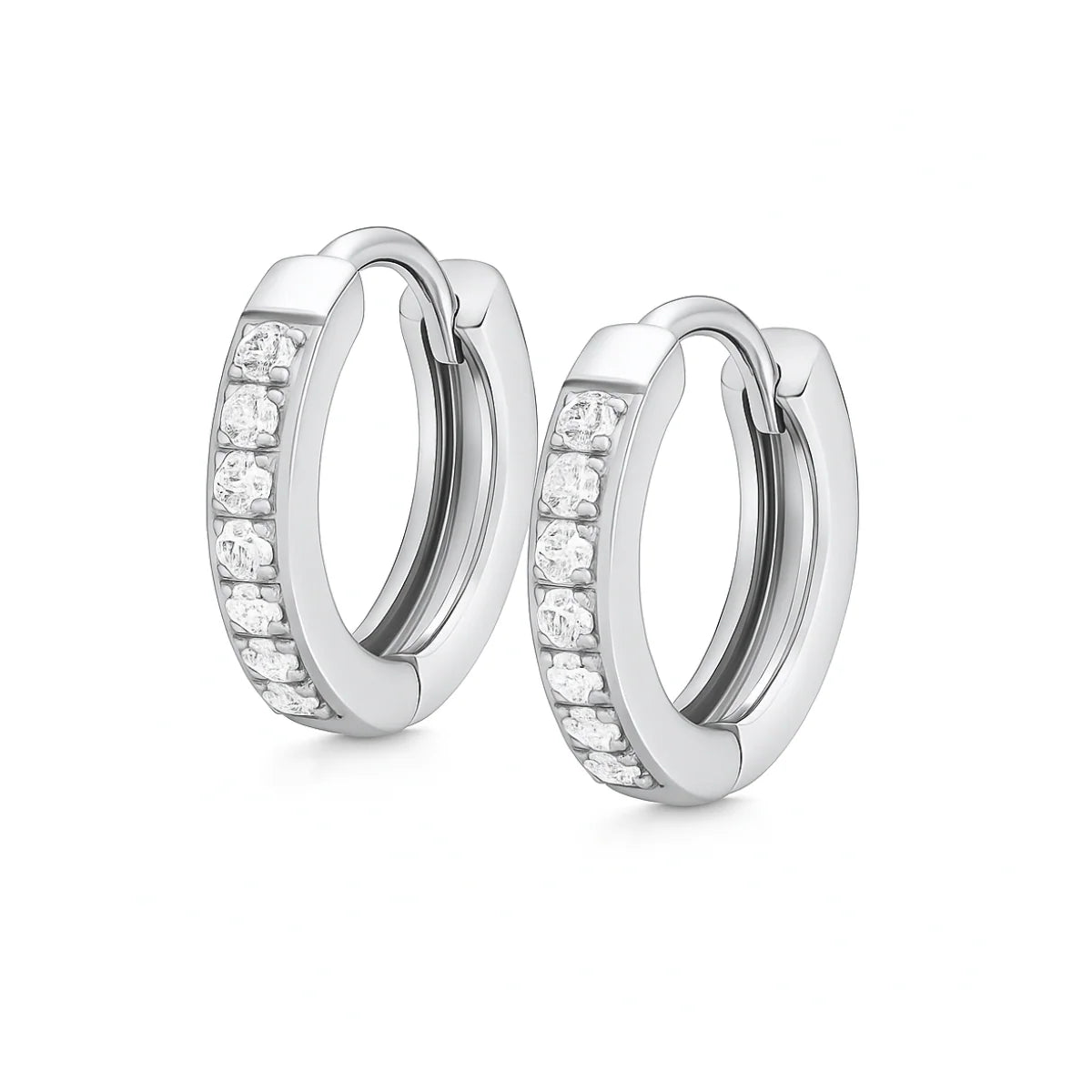 Tinsley Huggie Hoop Earring