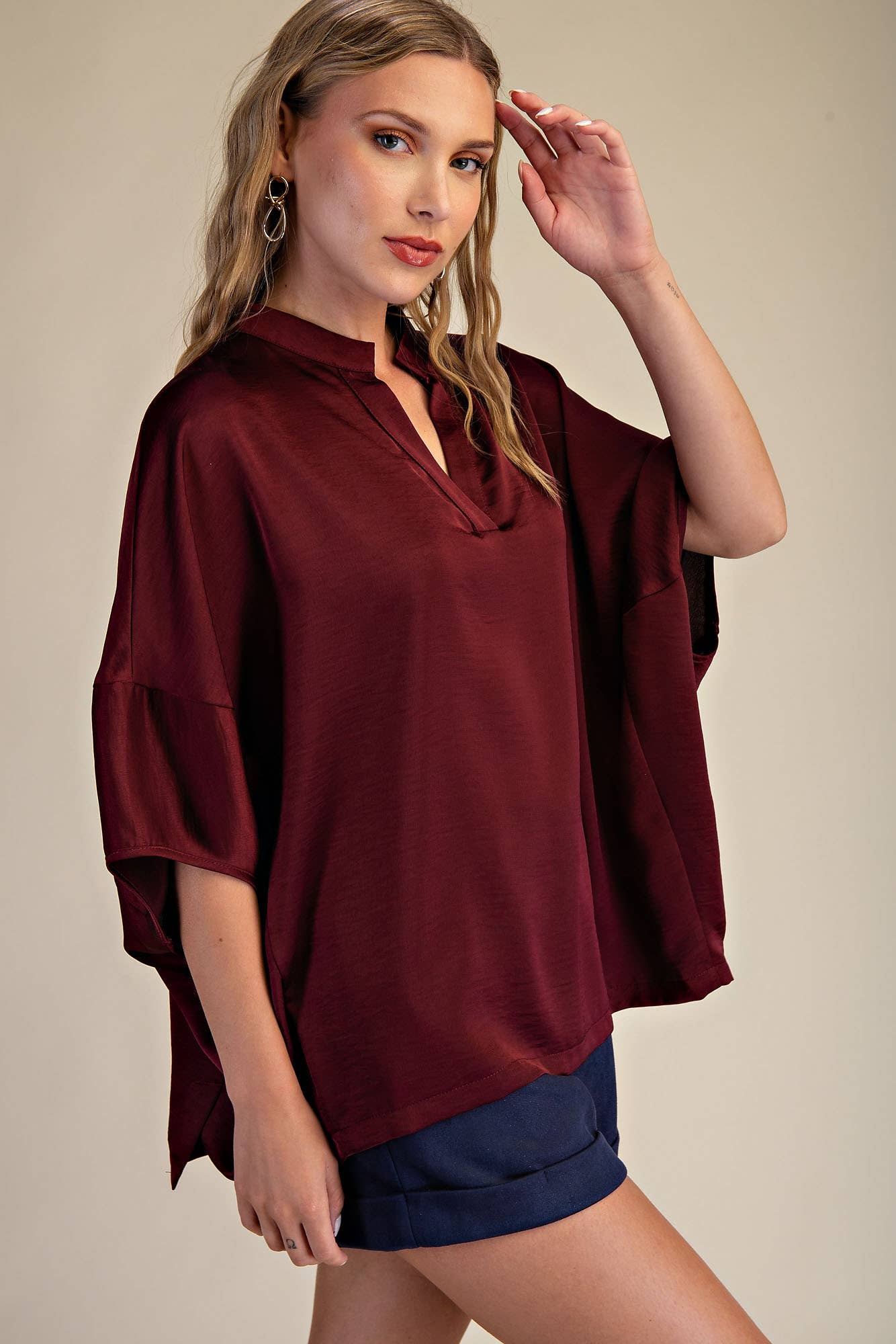 Dropped Shoulder Top