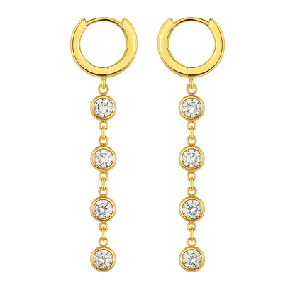 Cadence Huggie Drop Earring