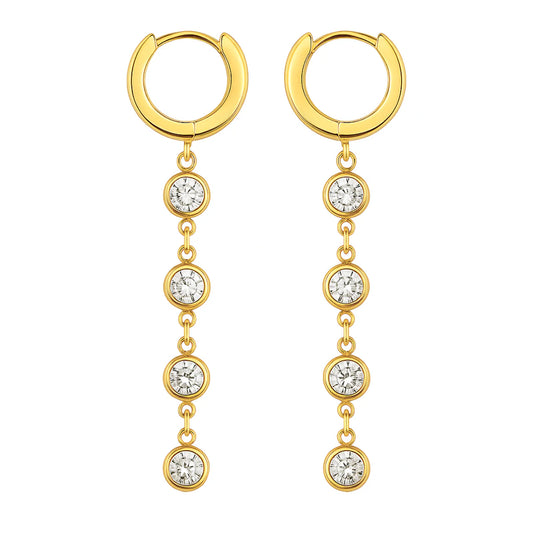 Cadence Huggie Drop Earring