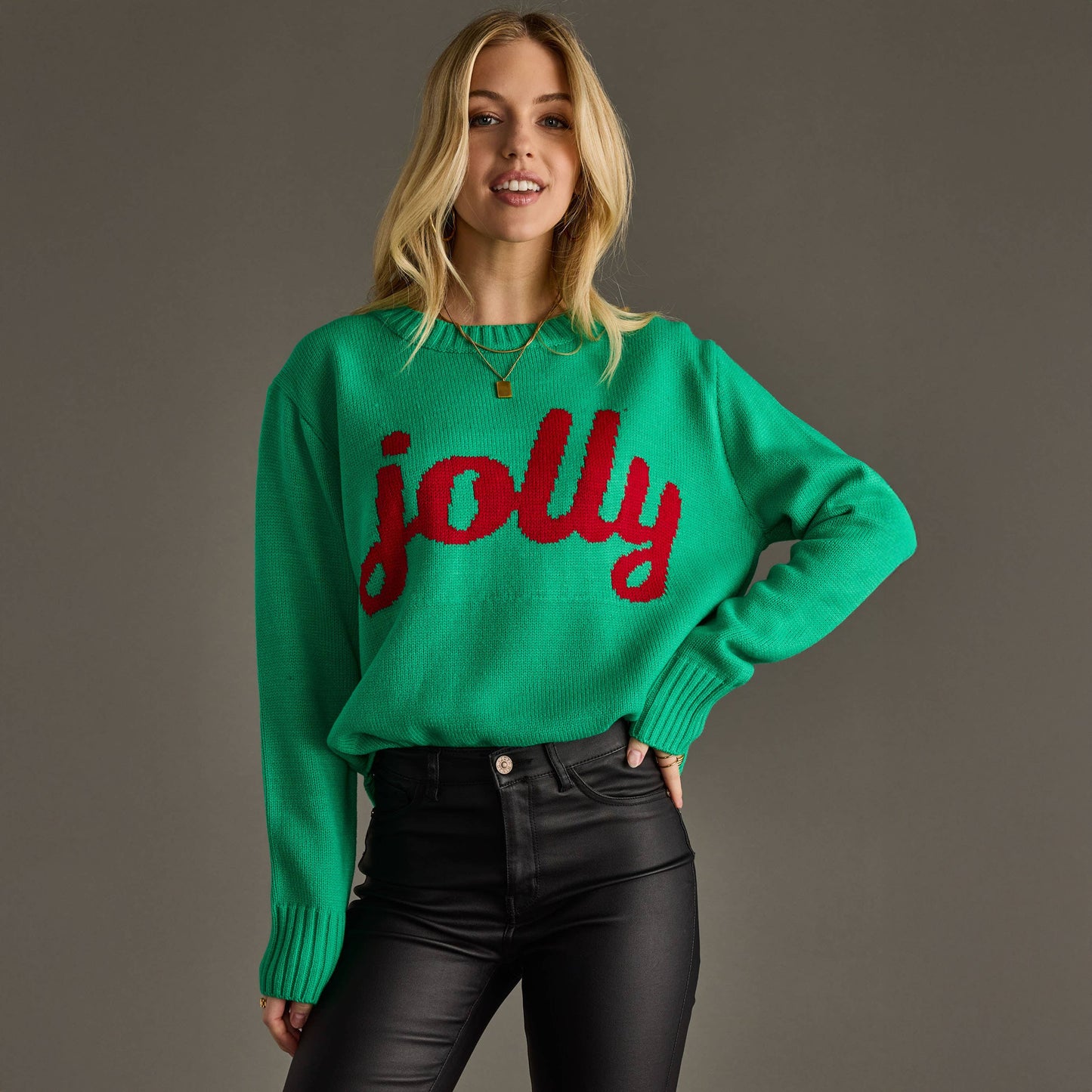 Green Jolly Sweater