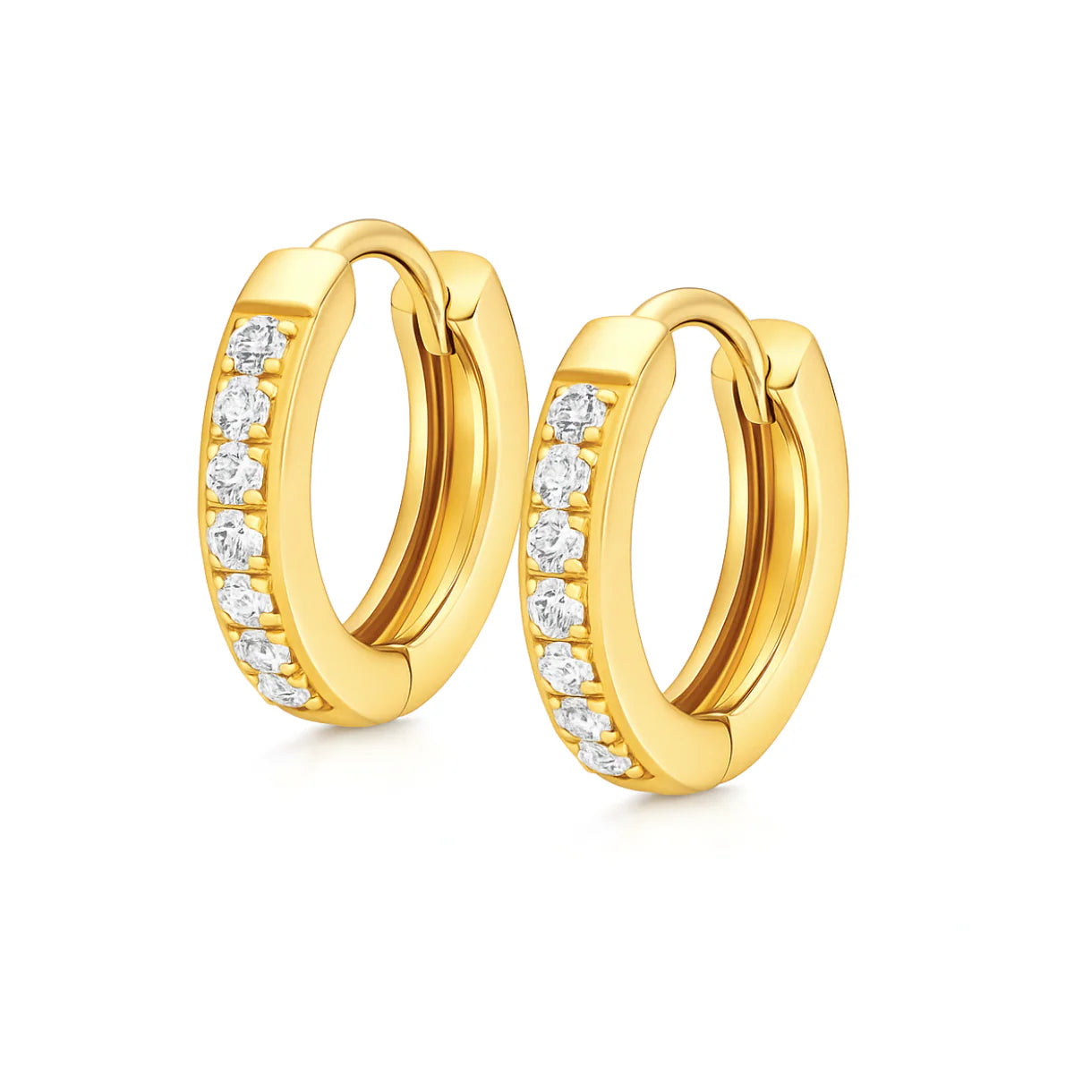 Tinsley Huggie Hoop Earring